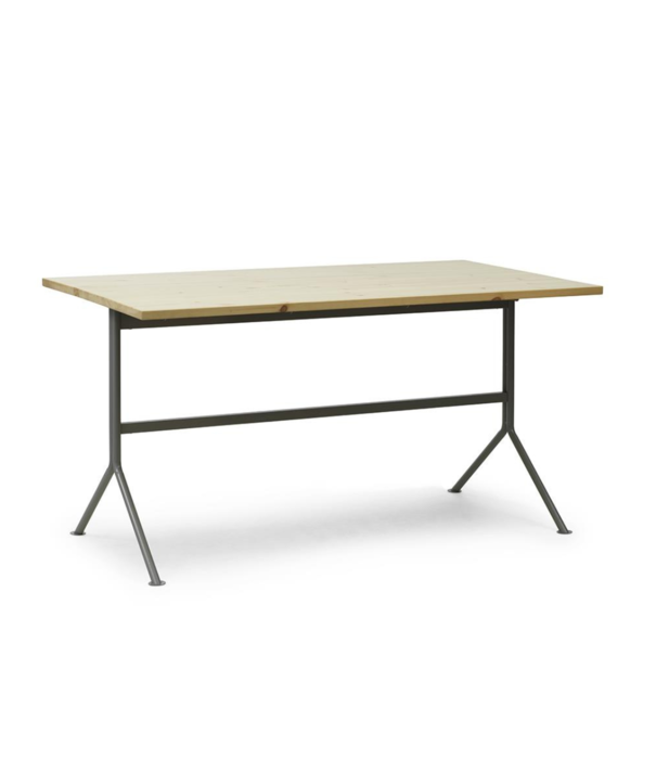 Normann Copenhagen  Normann Copenhagen - Kip bureau grijs staal / grenen