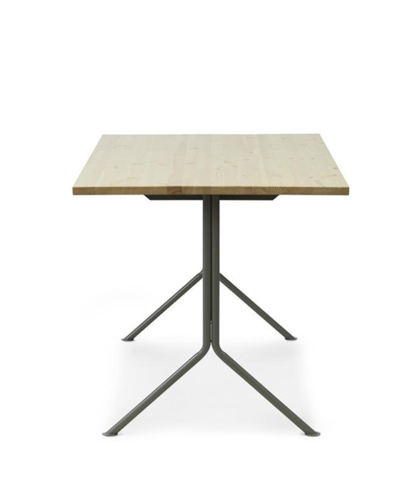 Normann Copenhagen  Kip bureau grijs staal / grenen