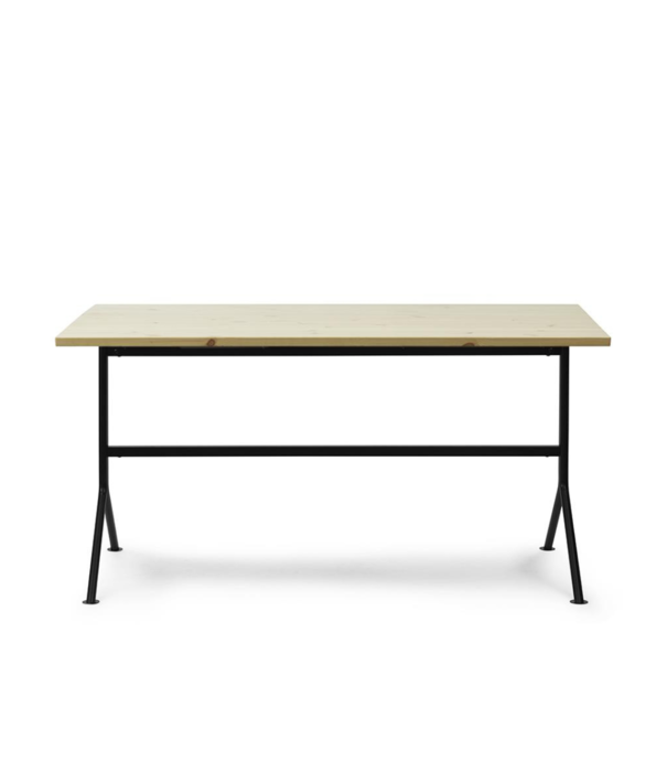 Normann Copenhagen  Kip bureau zwart staal / grenen