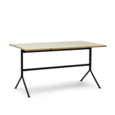Kip desk black steel / pine