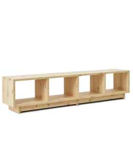 Normann Copenhagen - Plank bookcase Low, pine