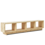 Normann Copenhagen Fyr Bookcase Low, pine