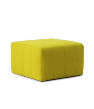 Normann Copenhagen - Scene Pouf small, Hallingdal 420 green-yellow