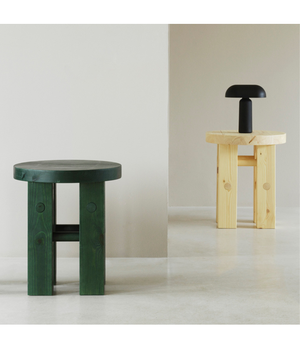 Normann Copenhagen  Normann Copenhagen - Fyr Stool Dark Brown pine