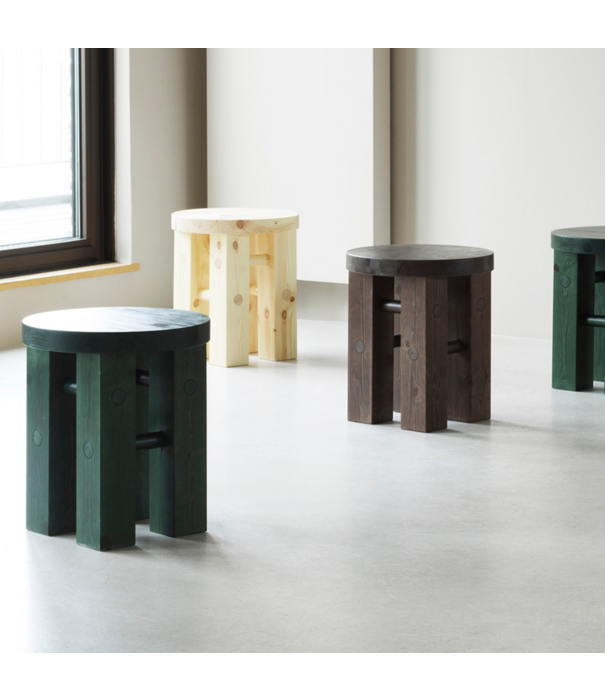 Normann Copenhagen  Normann Copenhagen - Fyr Stool Dark Green pine