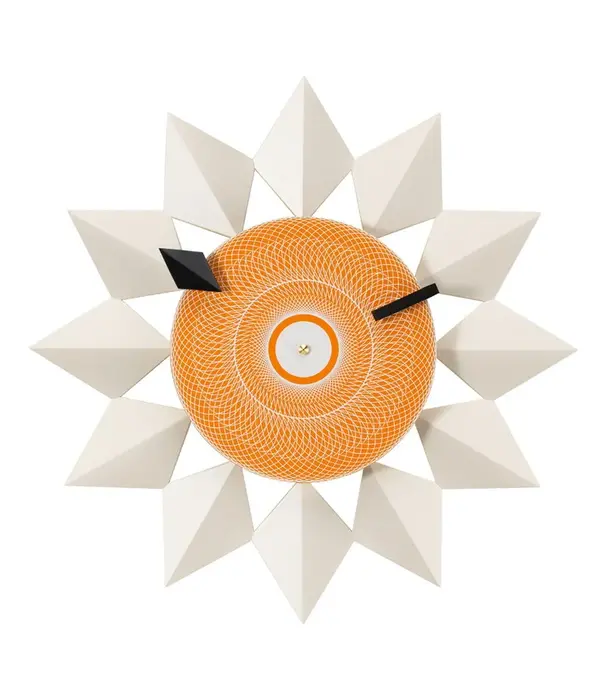 Vitra  Vitra Diamond Markers Wandklok wit