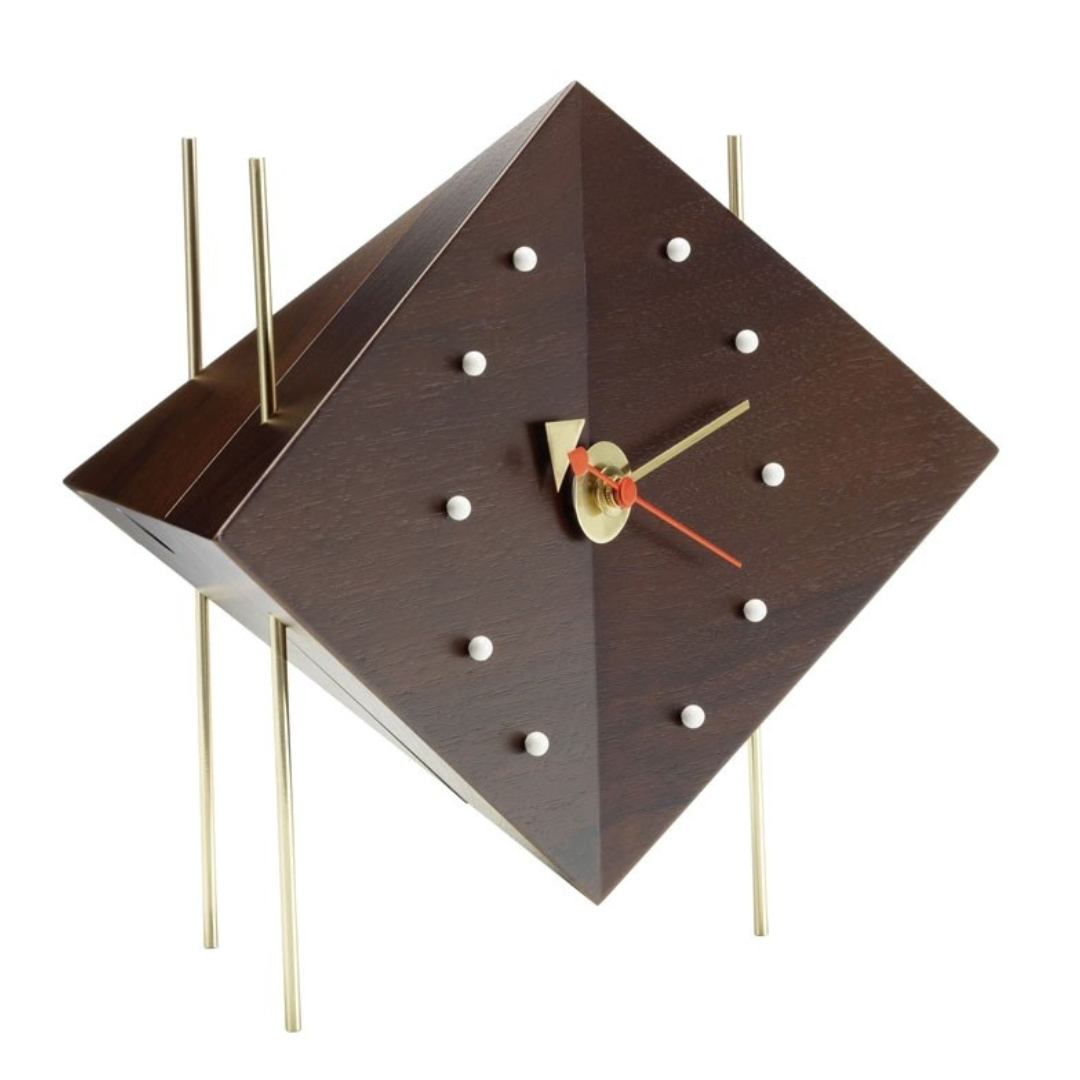 AllGiftFrames Personalized Gold Metallic Floral Desk Clock - Retirement, Service Award Gift