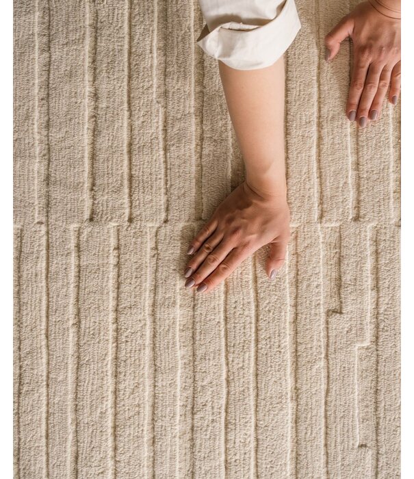 Massimo Copenhagen  Massimo Copenhagen - Monte Rug Cream, merino wool