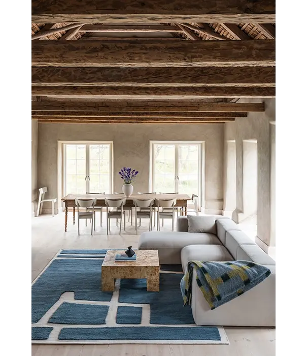 Layered  Layered Gotland Klint Cornflower Blue Rug