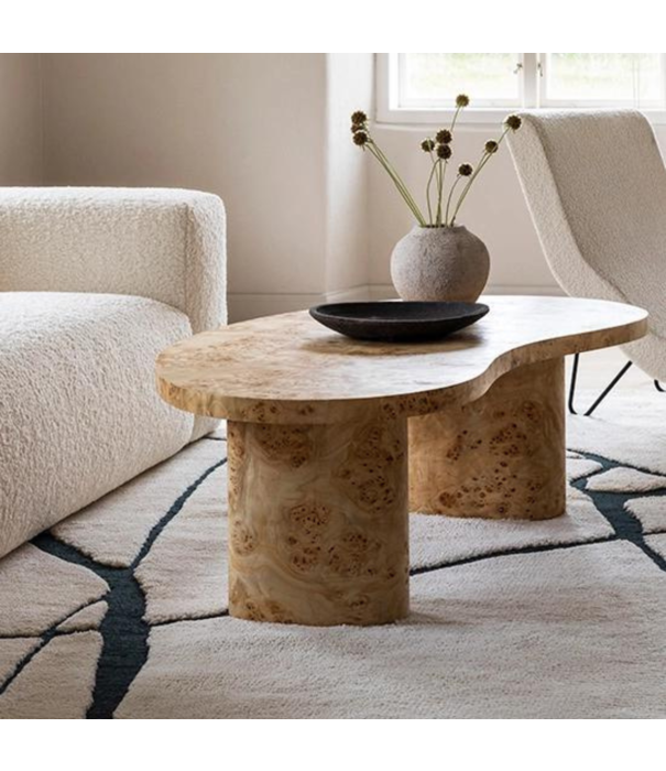 Layered  Layered Gotland Klint  Black / White Vloerkleed