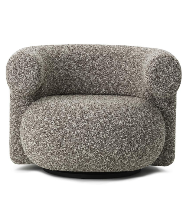 Normann Copenhagen  Normann Copenhagen - Burra lounge chair w.swivel, fabric Zero 0110