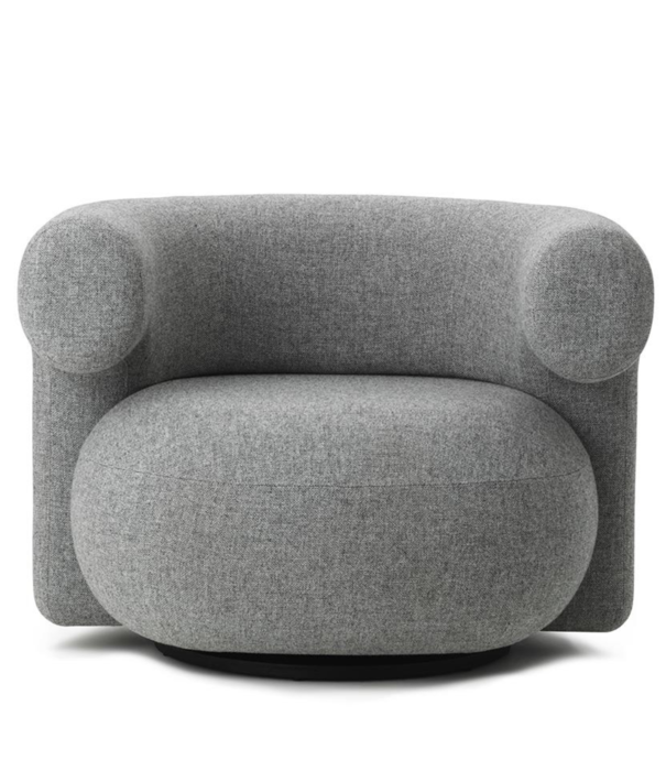 Normann Copenhagen  Burra lounge chair w.swivel, fabric Hallingdal 110