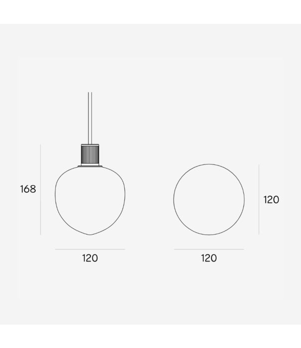 Lyfa  Lyfa - Memoir hanglamp 120