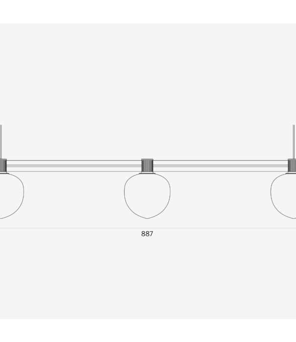 Lyfa  Lyfa - Memoir pendant side by side 120 III
