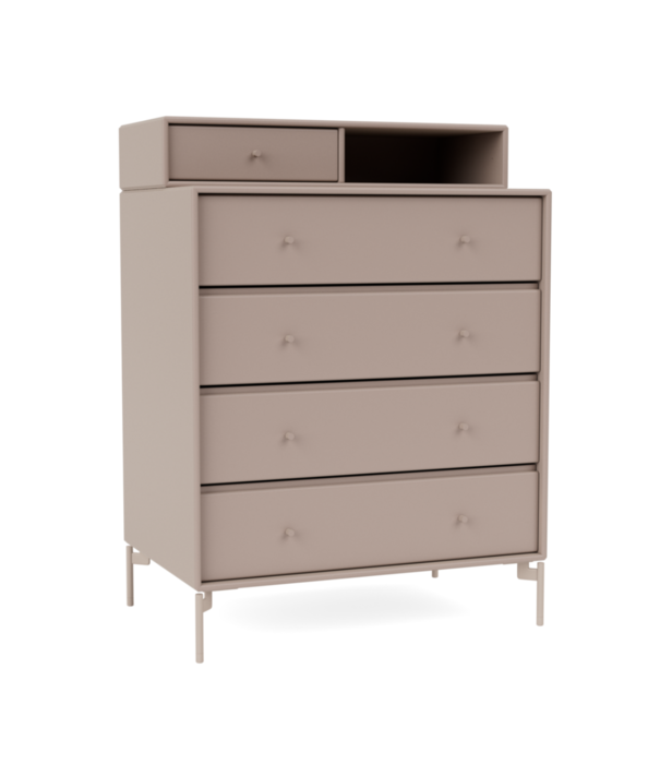 Montana Furniture Montana Selection - Keep, chest of drawers with legs ruby