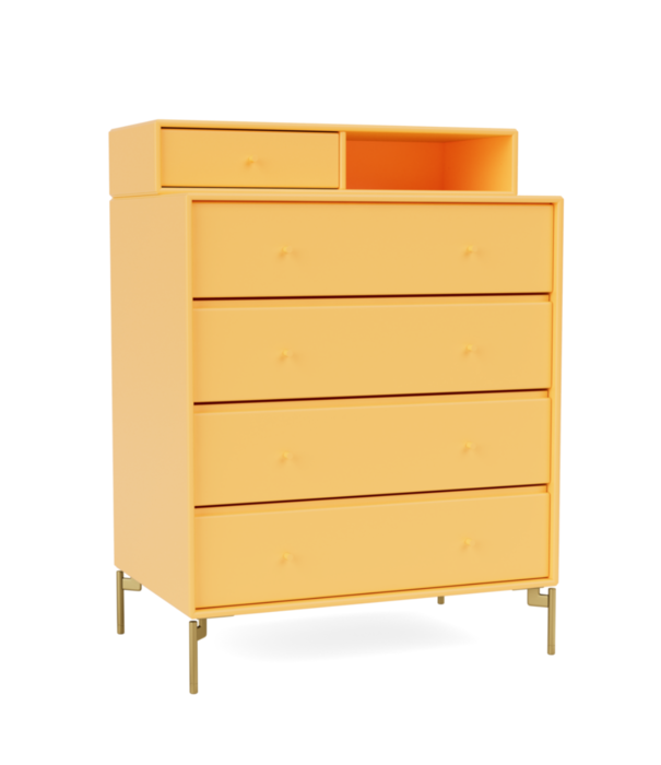 Montana Furniture Montana Selection - Keep, chest of drawers with legs ruby