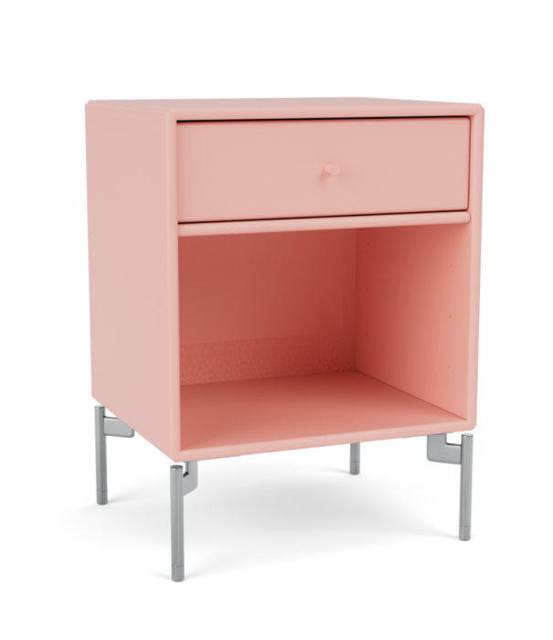 Montana Furniture Montana Selection - Dream Nachtkastje Ruby,  mat chroom poten
