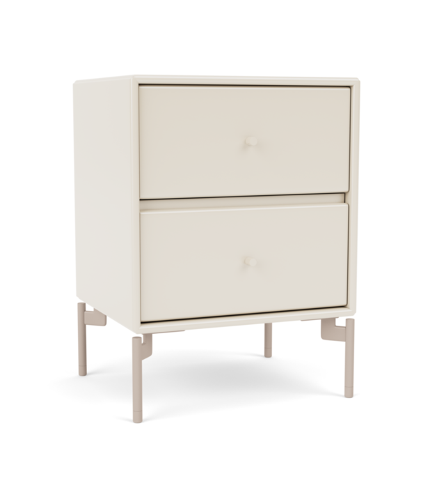 Montana Furniture Montana Selection - Drift Nachtkastje Acacia, chroom poten