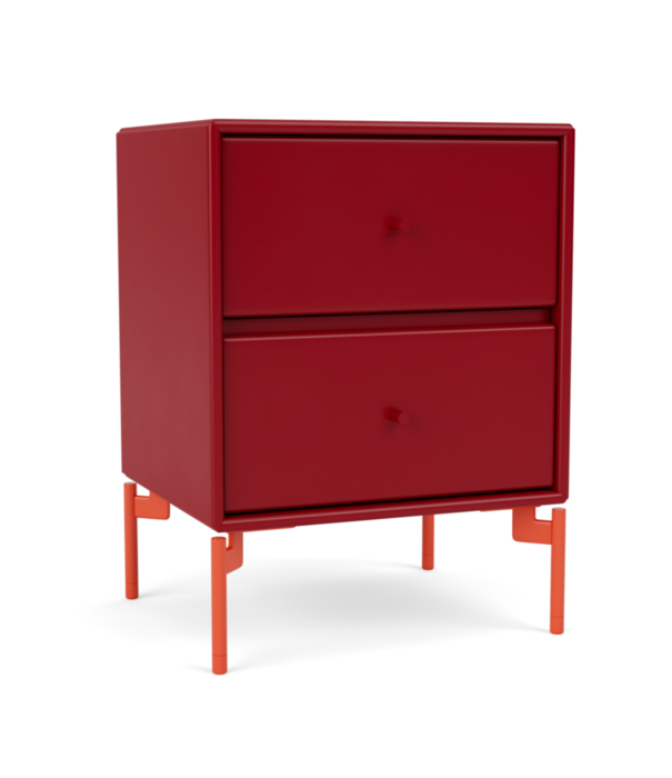 Montana Furniture Montana Selection - Drift Nightstand Ruby, snow legs