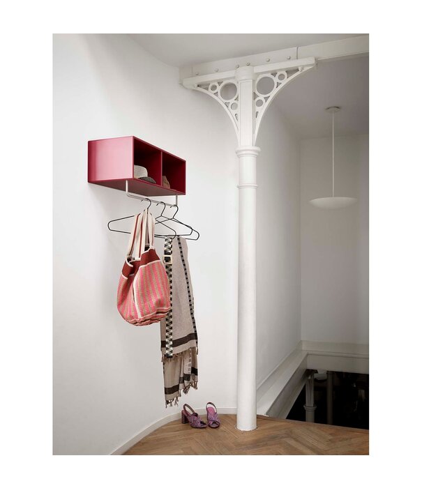 Montana Furniture Montana Selection - Coat Shelf with clothes rack clay