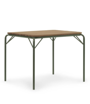 Normann Copenhagen - Vig Outdoor Table Robinia Wood 90 x 80