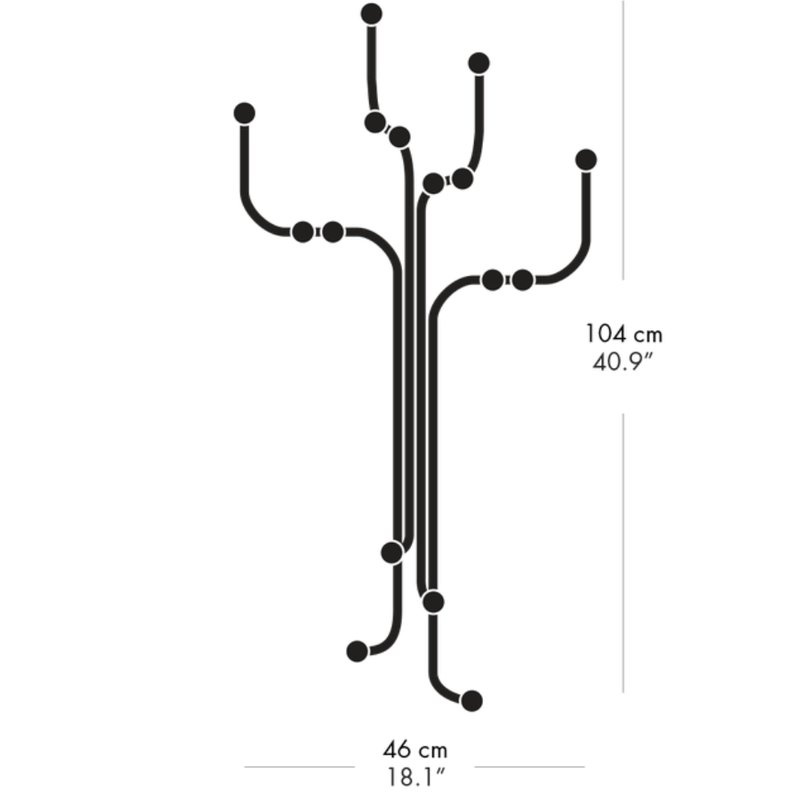 Coat Tree wall NORDIC NEW