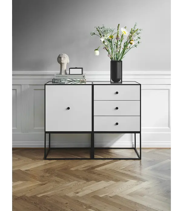 Audo Audo - Frame 35 kabinetkast met 2 lades, eiken