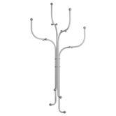 Fritz Hansen Coat Tree Wall Rack, chromed