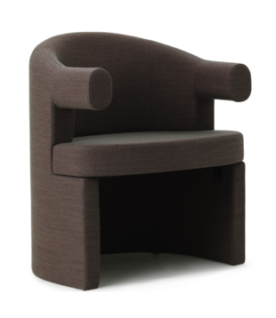Normann Copenhagen - Burra chair, fabric Steelcut Trio 713