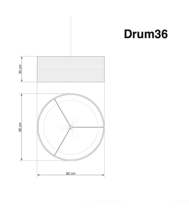 Graypants  Graypants - Drum hanglamp natural