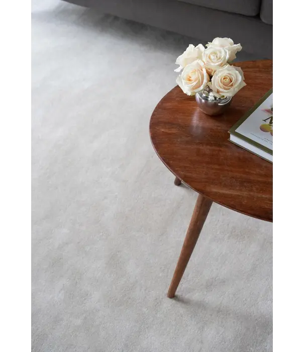 Layered  Layered - Classic Solid wool rug / Oatmeal