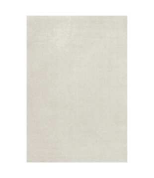 Layered Classic Solid Wool Rug,  Bone White