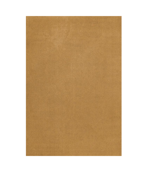 Layered  Layered Classic Solid Wool Rug Ochre