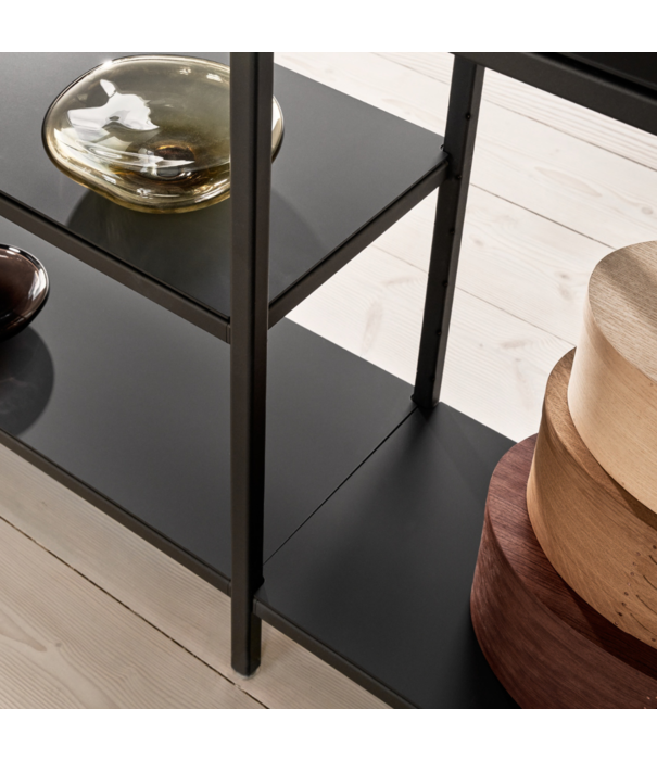 Vipp  Vipp 476 Extensie Kast Tall zwart, 5 laminaat planken