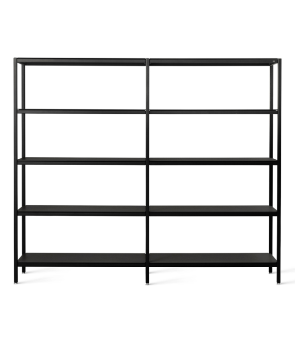 Vipp  Vipp 476 Rack Tall Extension black, 5 laminate shelves