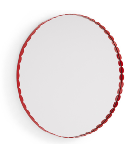 Hay - Arcs Mirror Round - red