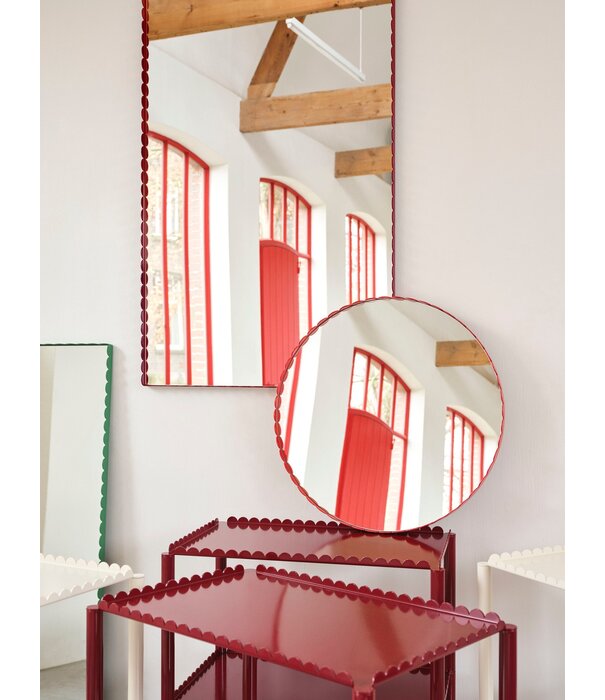 Hay  Arcs spiegel rond rood