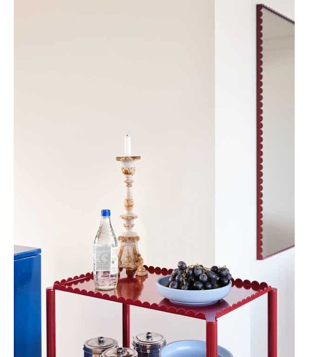 Hay  Hay - Arcs spiegel rectangle large burgundy