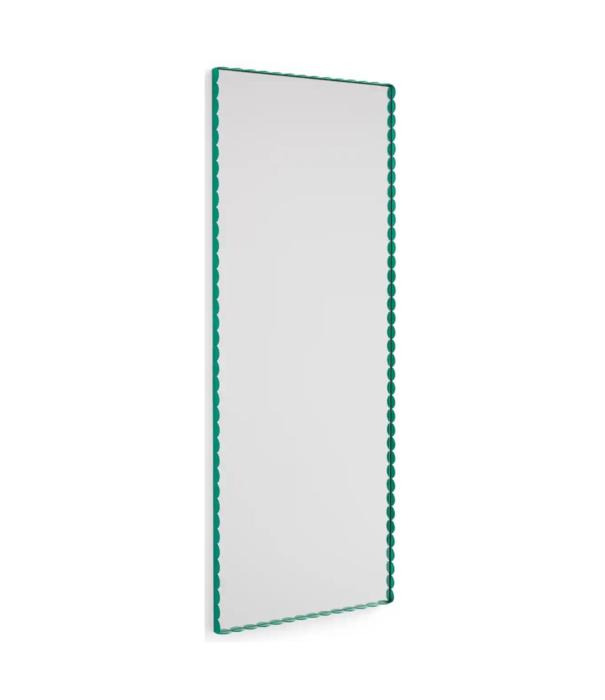 Hay  Arcs Mirror rectangle medium green