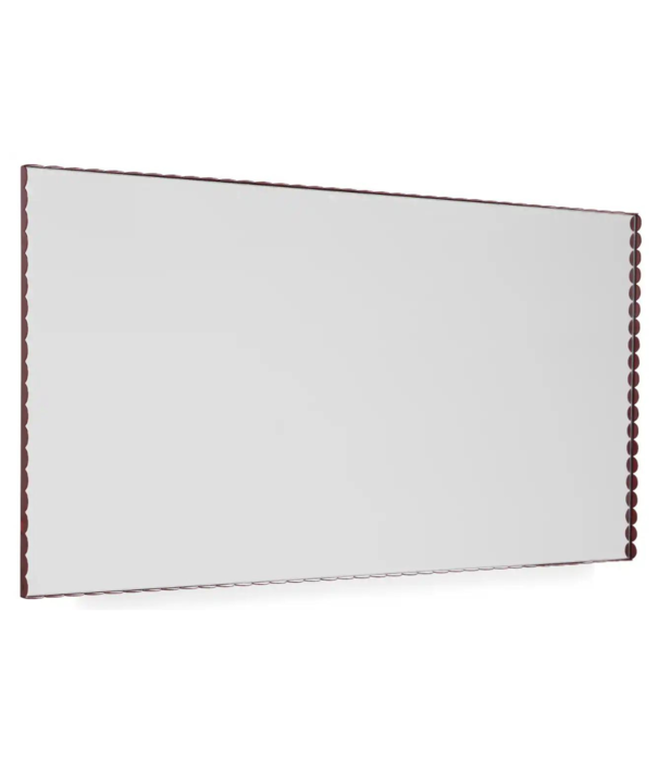 Hay  Hay - Arcs mirror rectangle large burgundy