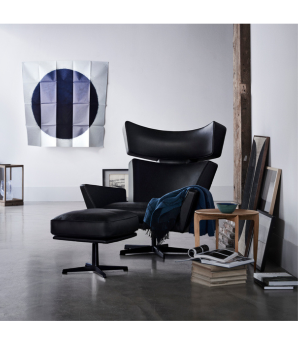 Fritz Hansen Fritz Hansen - Oksen lounge chair leather, swivel base