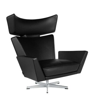 Fritz Hansen - Oksen lounge chair leather