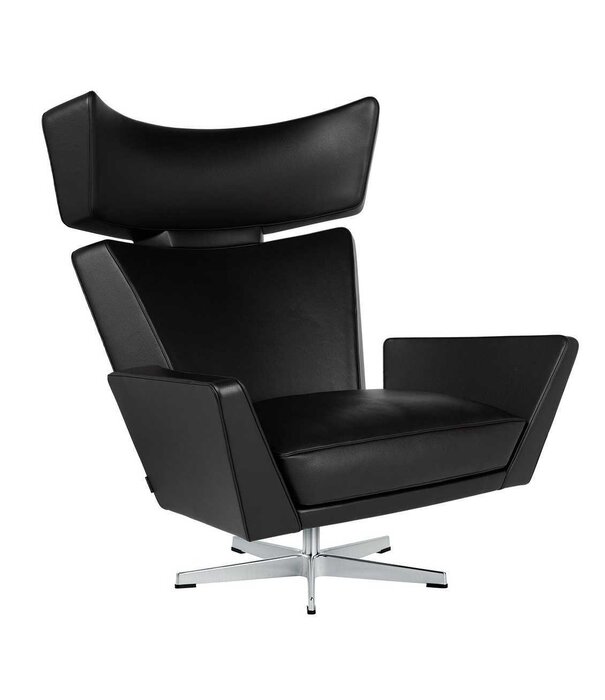 Fritz Hansen Fritz Hansen - Oksen lounge chair leather, swivel base