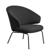 Fritz Hansen - LET lounge stoel , stalen onderstel