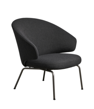 Fritz Hansen - LET lounge chair, steel base