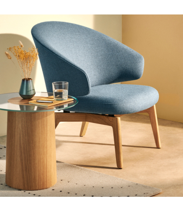 Fritz Hansen Fritz Hansen - LET lounge stoel , stalen onderstel