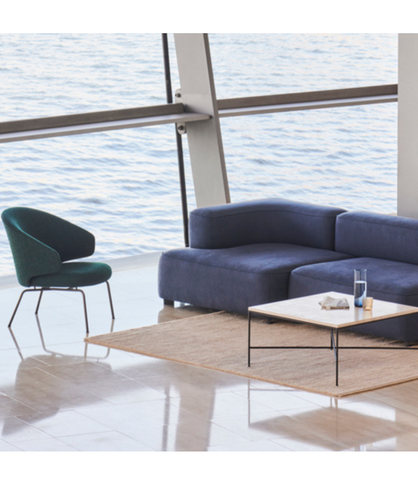 Fritz Hansen Fritz Hansen - LET lounge stoel , stalen onderstel