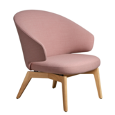 Fritz Hansen - LET lounge stoel, houten onderstel