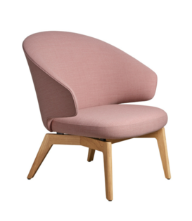 Fritz Hansen - LET lounge chair, wood base