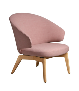 Fritz Hansen - LET lounge stoel, houten onderstel